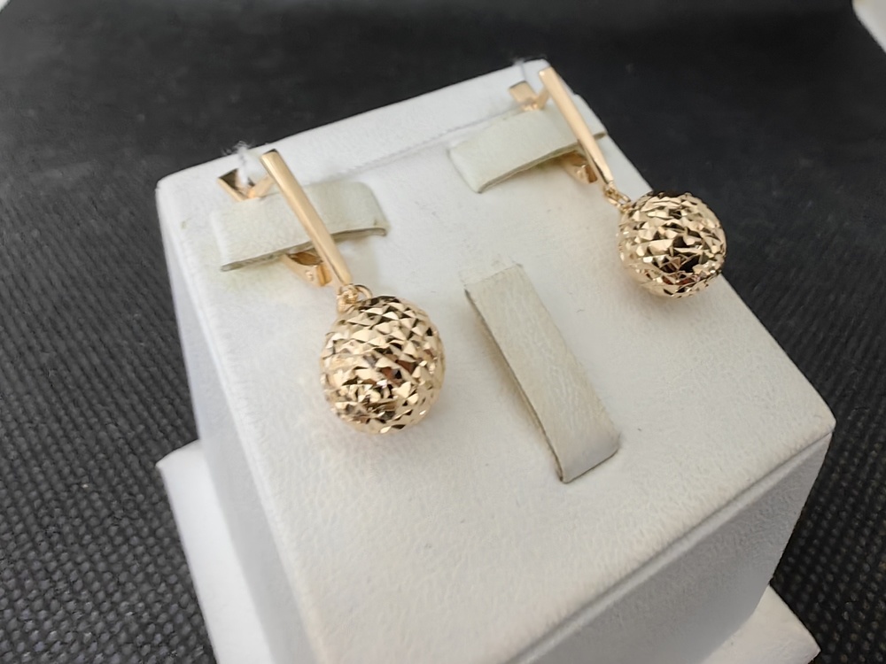 СЕРЬГИ БЕЗ КАМНЯ (Au 585) СЕРЬГИ БЕЗ КАМНЯ (Au 585)