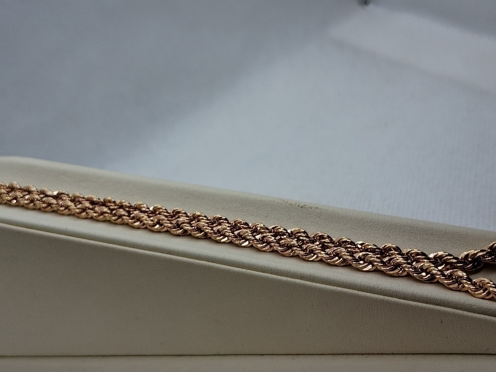 ЦЕПЬ ПОЛНОВЕСНАЯ Веревка (Au 585)