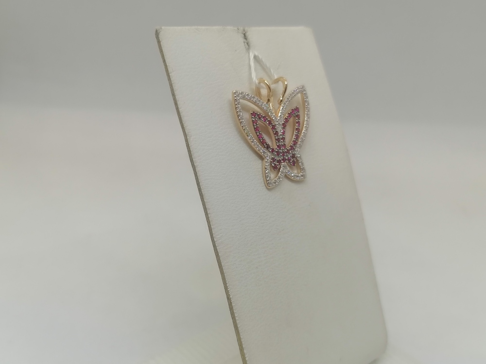 ПОДВЕСКА С КАМНЯМИ (Au 585)