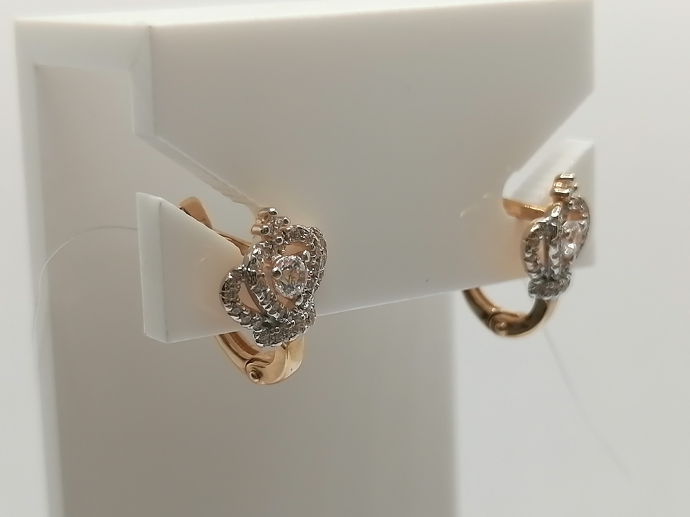 СЕРЬГИ С КАМНЯМИ (Au 585)