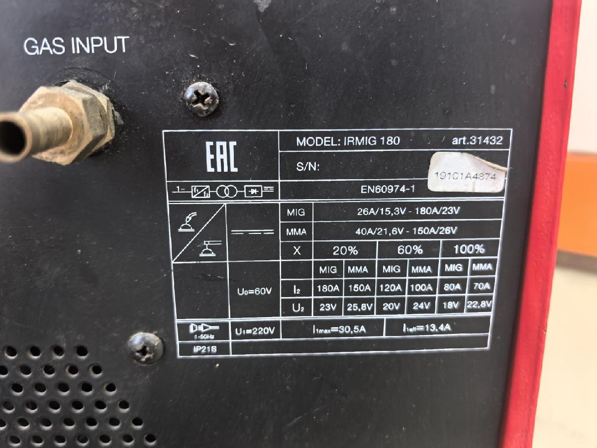 Сварочный аппарат Fubag Irmig 180