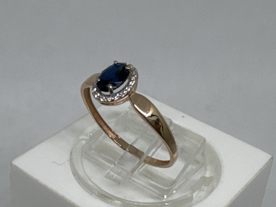 КОЛКМИ585 КОЛЬЦО С КАМНЯМИ (Au 585)