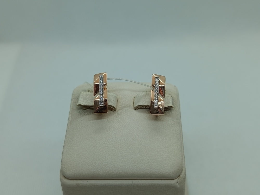 СЕРЬГИ С КАМНЯМИ (Au 585)