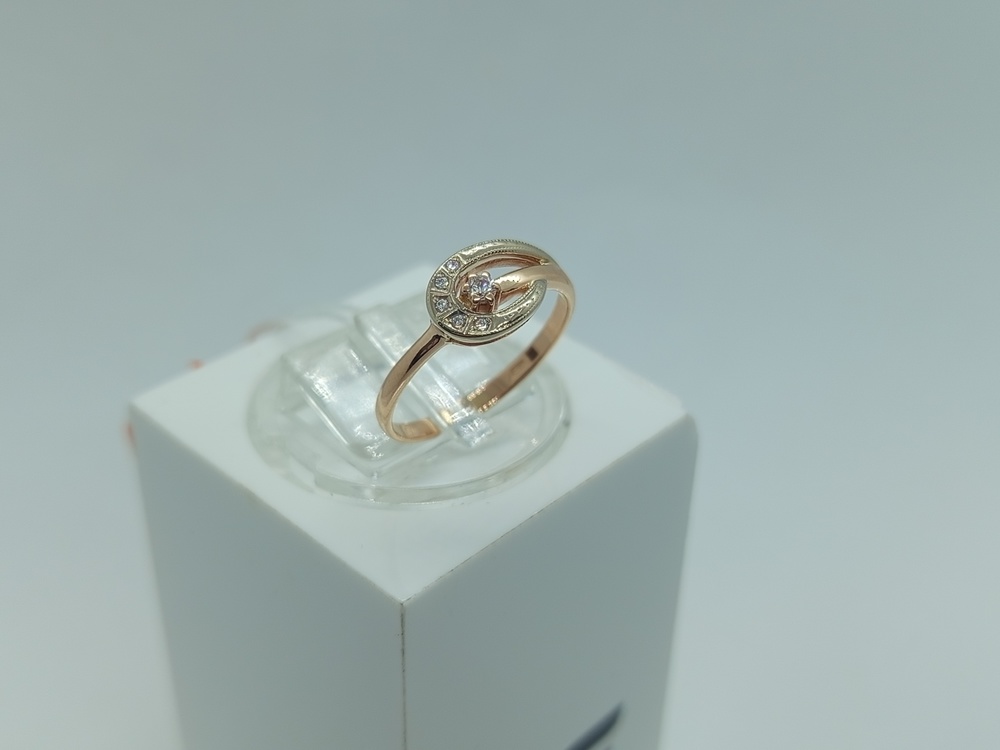 КОЛКМИ585 КОЛЬЦО С КАМНЯМИ (Au 585)
