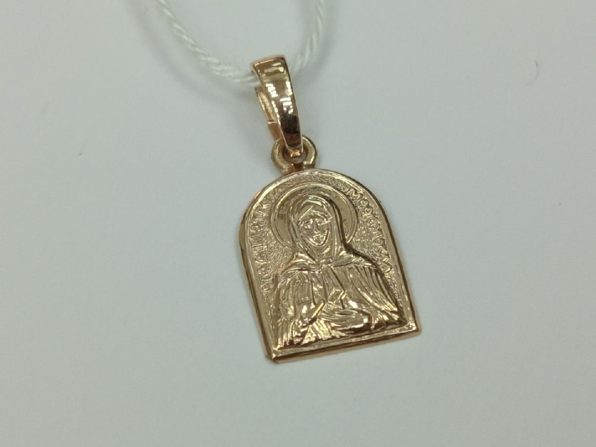 ПОДИБК585 ПОДВЕСКА ИКОНА БЕЗ КАМНЯ (Au 585)