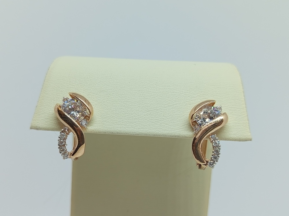 СЕРЬГИ С КАМНЯМИ (Au 585)