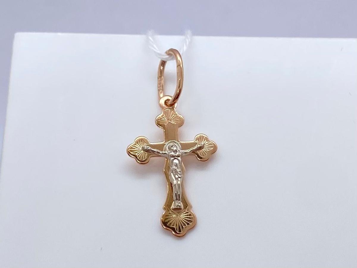 ПОДКБК585 ПОДВЕСКА КРЕСТ БЕЗ КАМНЯ (Au 585) ПОДКБК585 ПОДВЕСКА КРЕСТ БЕЗ КАМНЯ (Au 585)