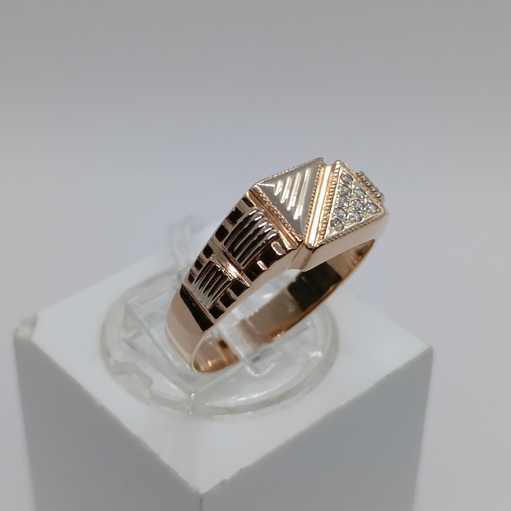 ПЕЧАТКА С КАМНЯМИ (Au 585)