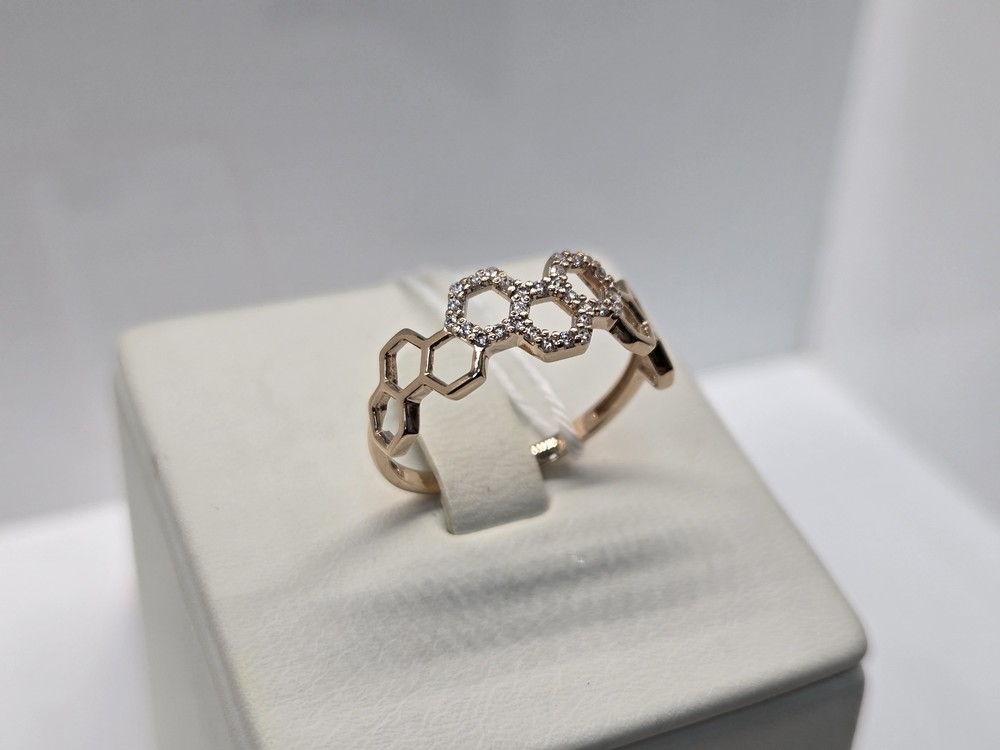 КОЛКМИ585 КОЛЬЦО С КАМНЯМИ (Au 585)