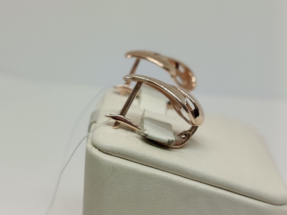 СЕРЬГИ БЕЗ КАМНЯ (Au 585)