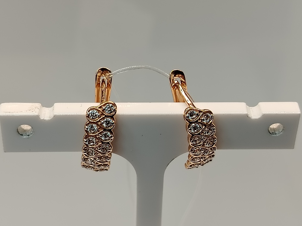 СЕРЬГИ С КАМНЯМИ (Au 585)