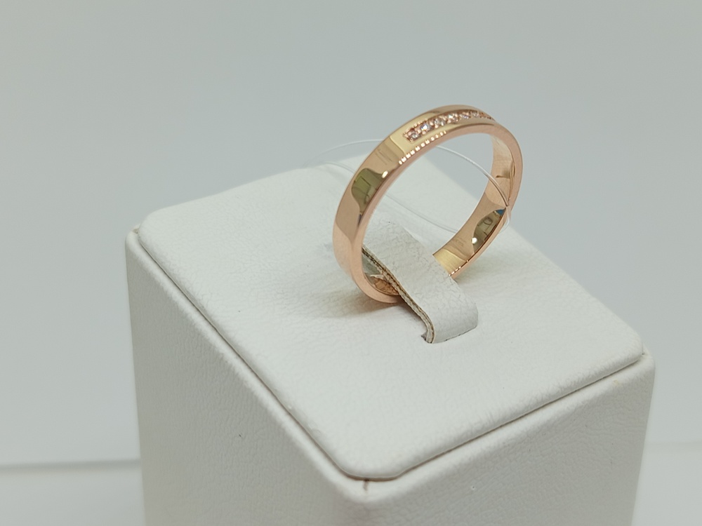 КОЛЬЦО Обручальное БРИЛЛИАНТ (Au 585)