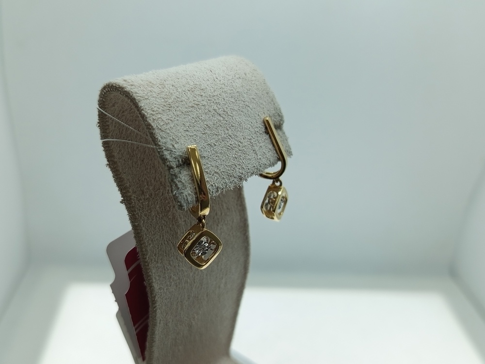 СЕРЬГИ БРИЛЛИАНТ (Au 585)