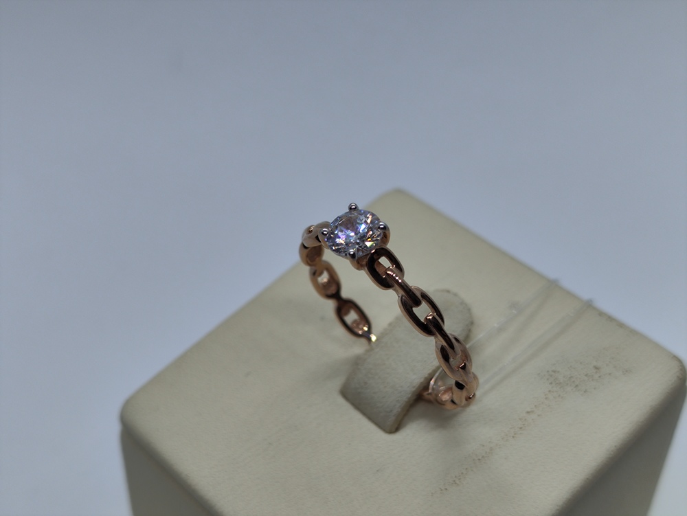 КОЛЬЦО С КАМНЕМ (Au 585)