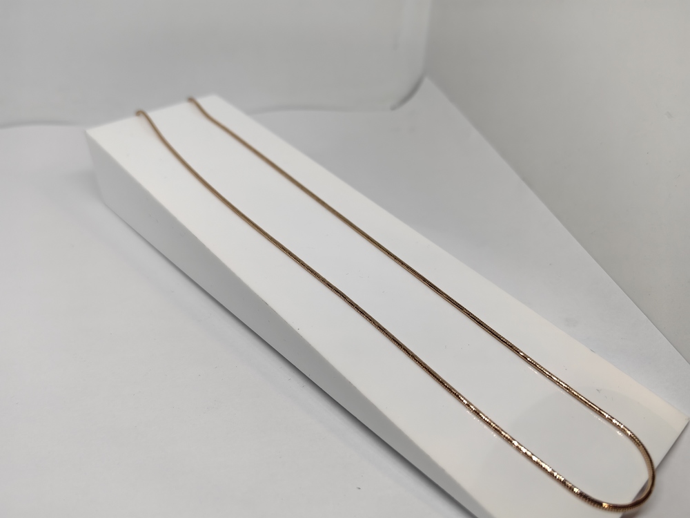 НЦ 12-078 ЦЕПЬ ПОЛНОВЕСНАЯ Жгут(снейк) (Au 585)