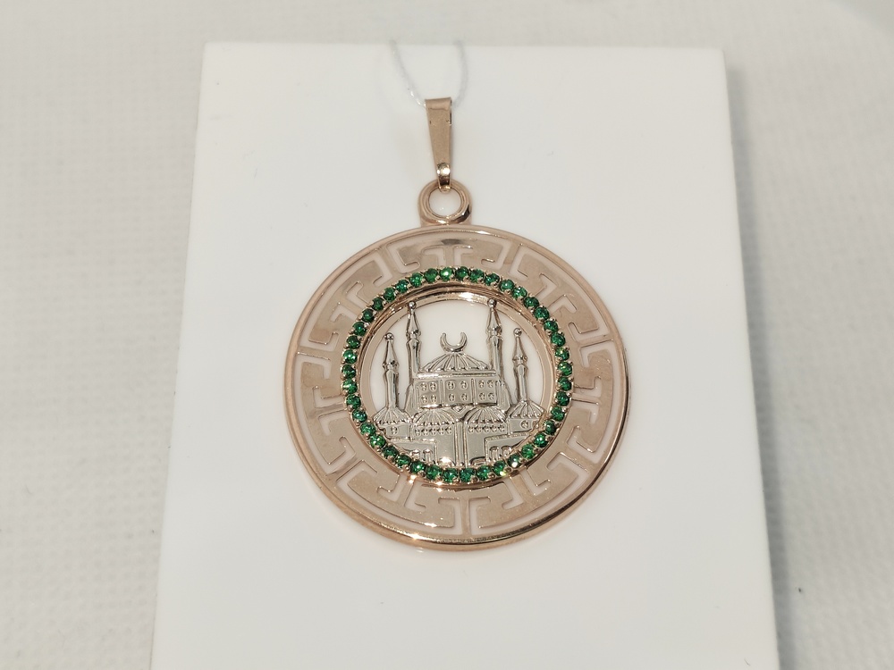 ПОДВЕСКА МЕЧЕТЬ с камнями (Au 585)