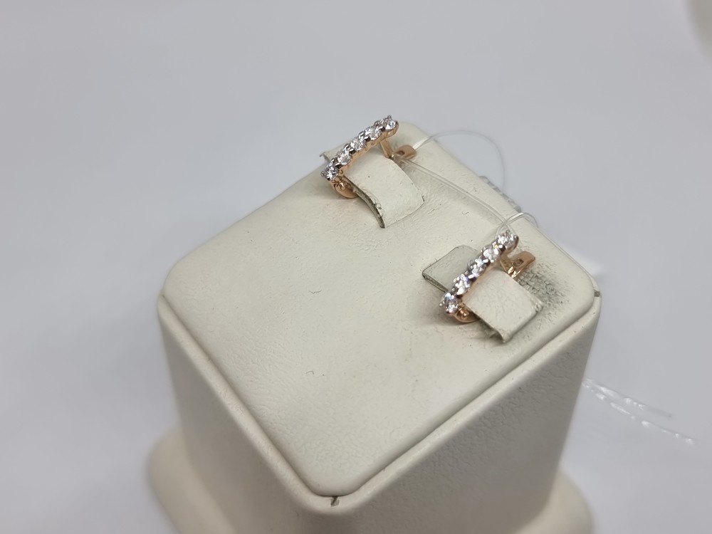 СЕРЬГИ С КАМНЯМИ (Au 585)