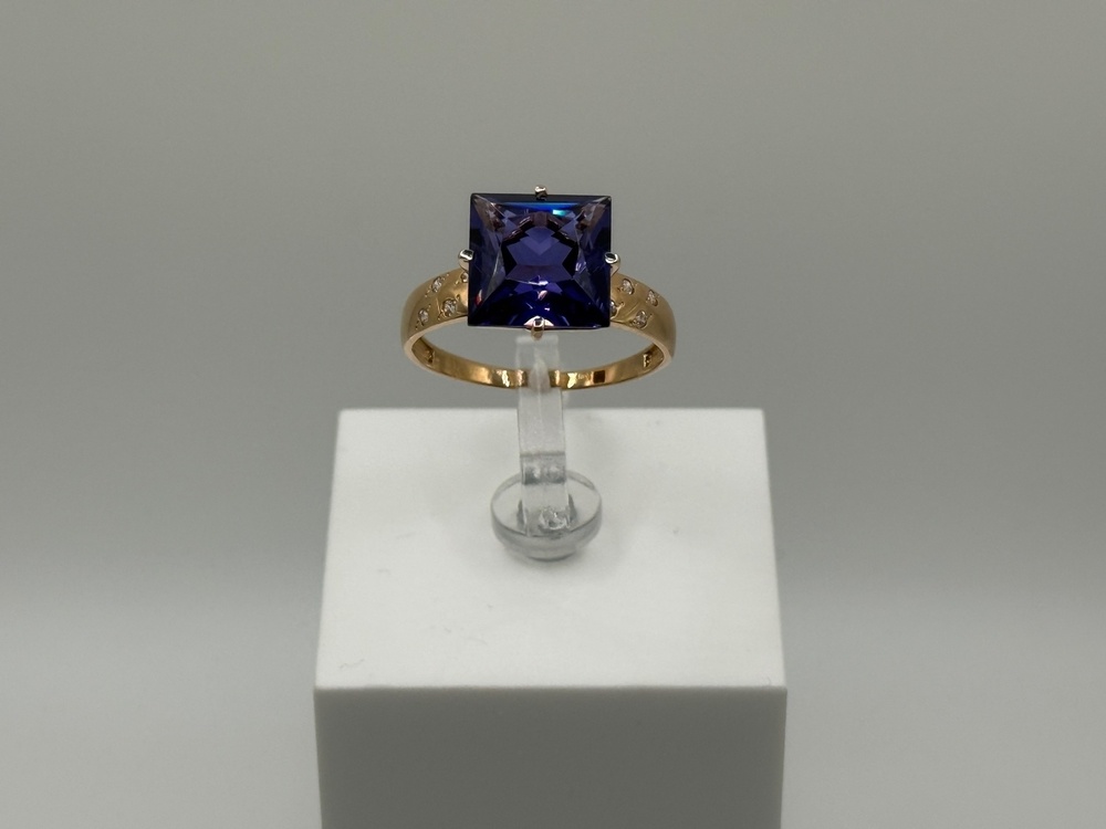 КОЛКМИ585 КОЛЬЦО С КАМНЯМИ (Au 585)