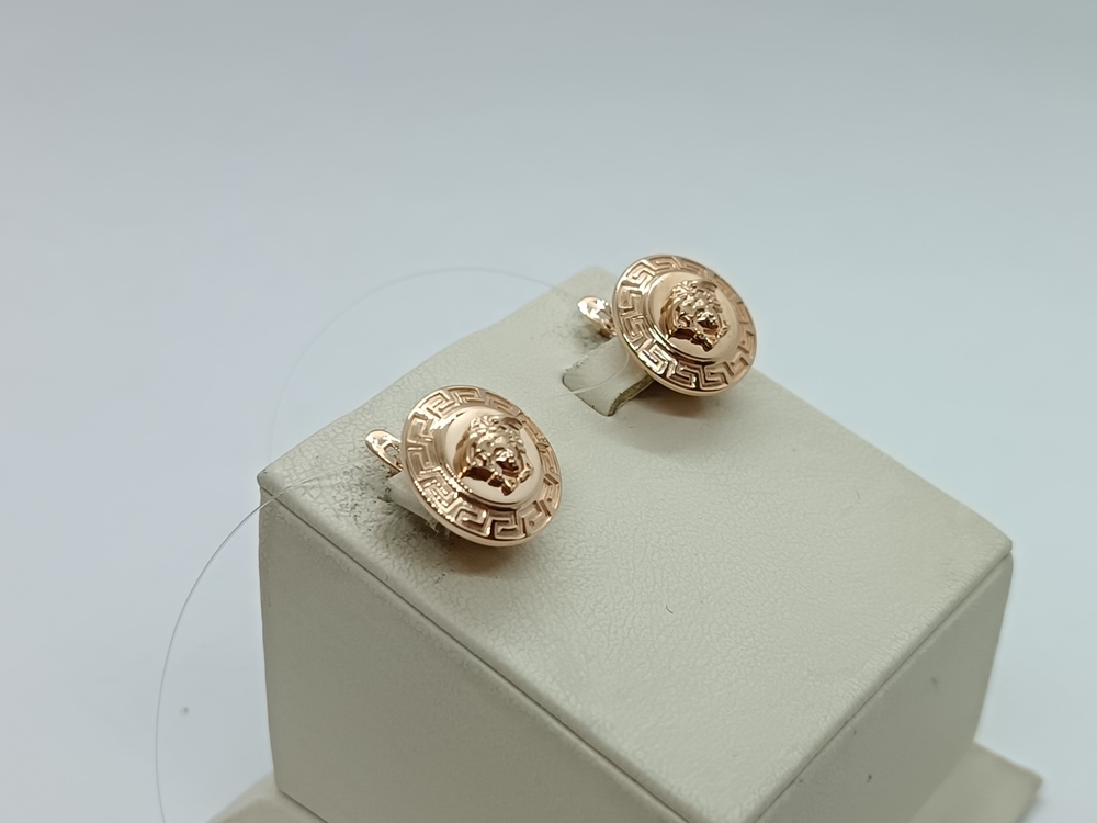 2205024 СЕРЬГИ БЕЗ КАМНЯ (Au 585)