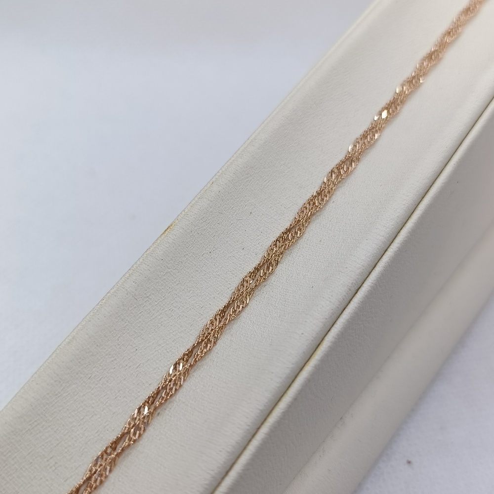 ЦЕПЬ ПОЛНОВЕСНАЯ Сингапур (Au 375)