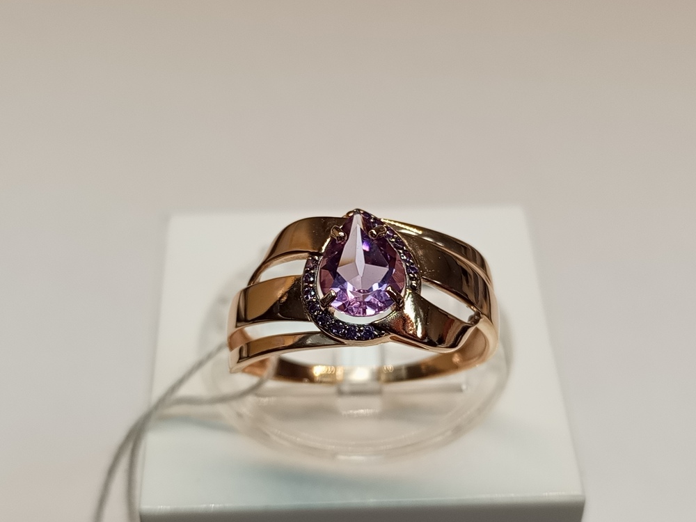 КОЛКМИ585 КОЛЬЦО С КАМНЯМИ (Au 585)