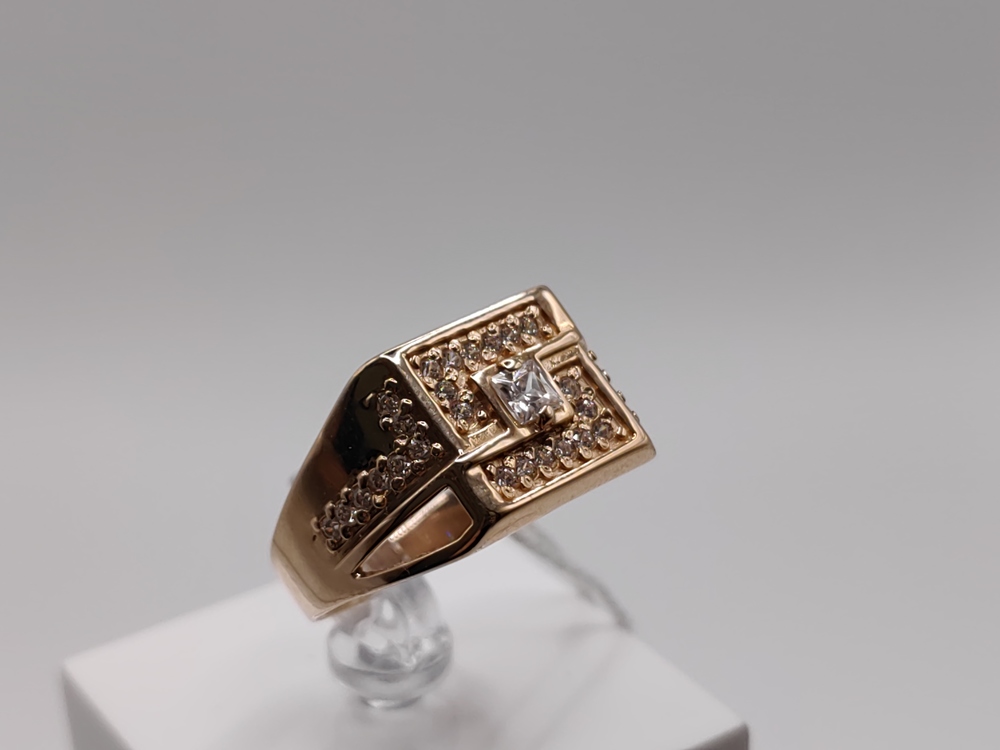 ПЕЧКМИ585 ПЕЧАТКА С КАМНЯМИ (Au 585)