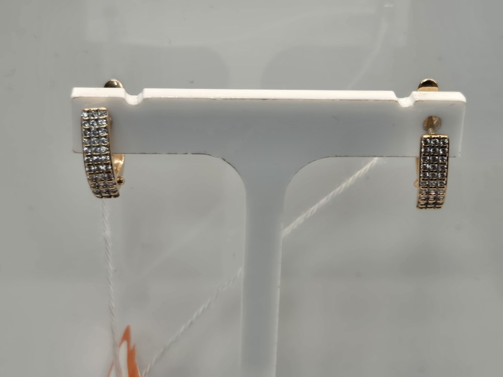 СКМИ585 СЕРЬГИ С КАМНЯМИ (Au 585)