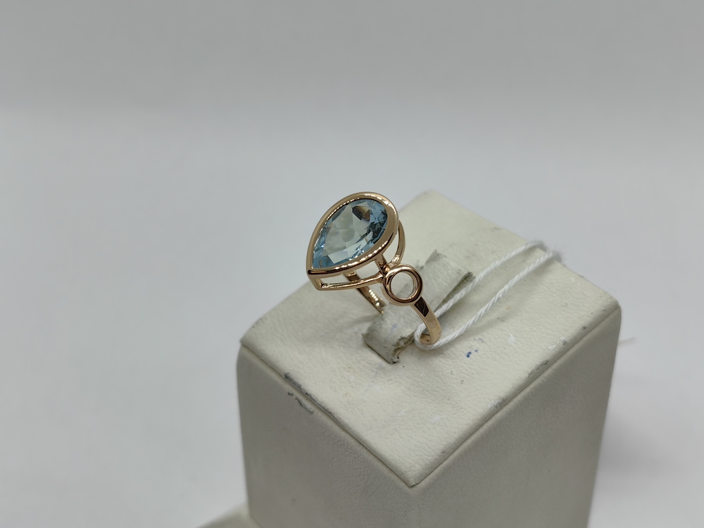 КОЛКМ585 КОЛЬЦО С КАМНЕМ (Au 585)