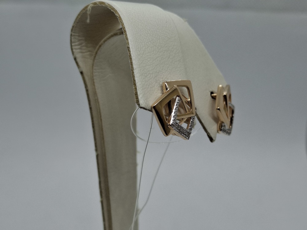 СЕРЬГИ С КАМНЯМИ (Au 585)