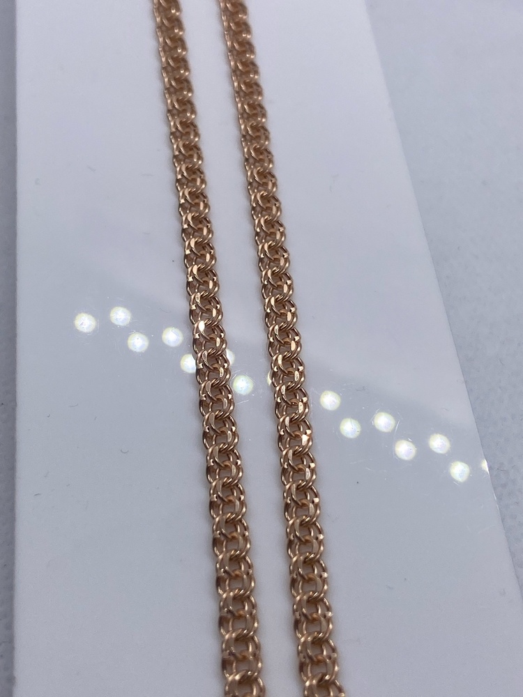 ЦЕПЬ ПУСТОТЕЛАЯ Бисмарк (Au 585)