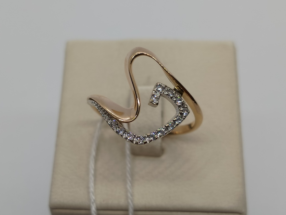 КОЛКМИ585 КОЛЬЦО С КАМНЯМИ (Au 585)