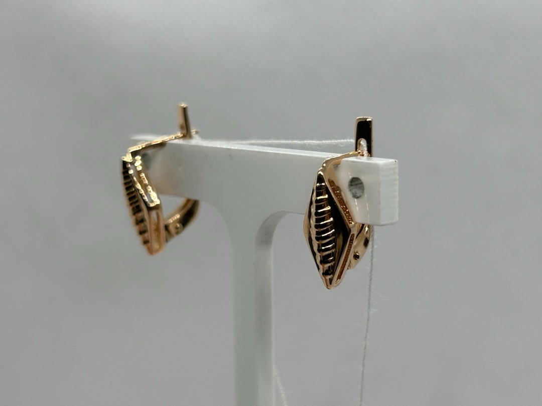 СБКМ583 СЕРЬГИ БЕЗ КАМНЯ (Au 583)