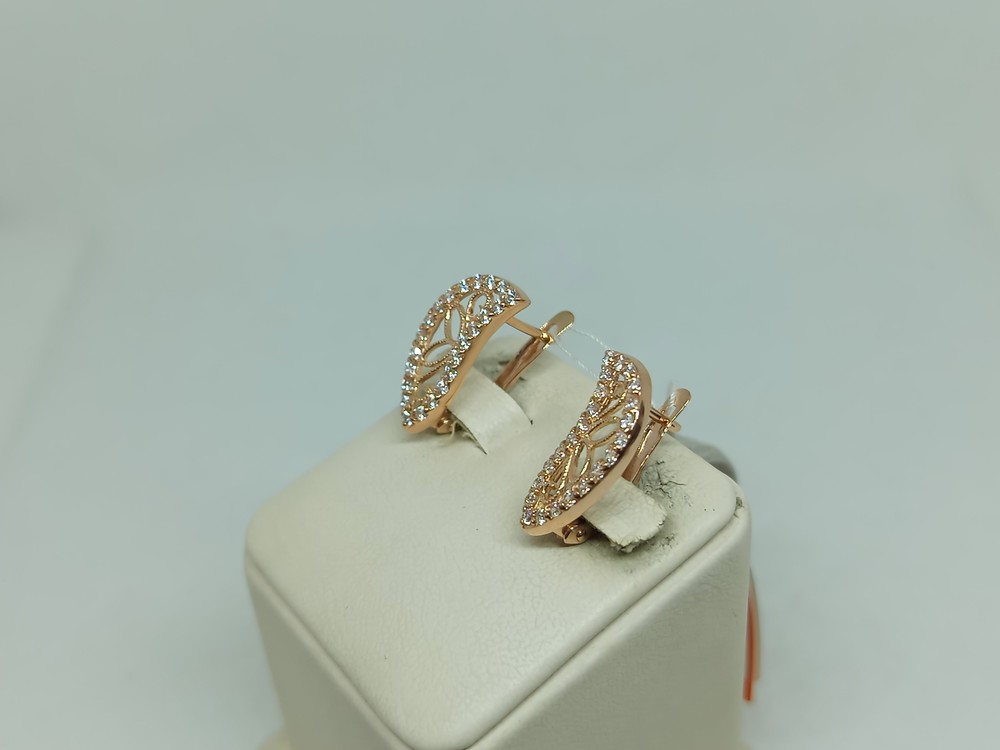 СЕРЬГИ С КАМНЯМИ (Au 585)