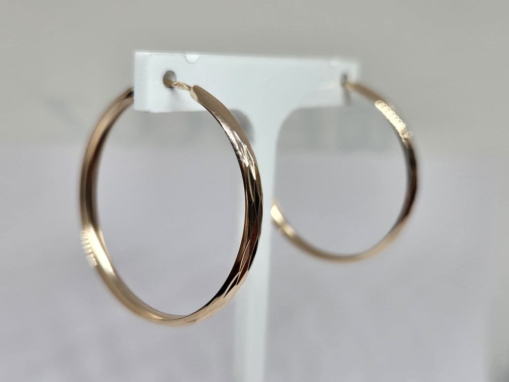 СКОН585 СЕРЬГИ КОНГО (Au 585)