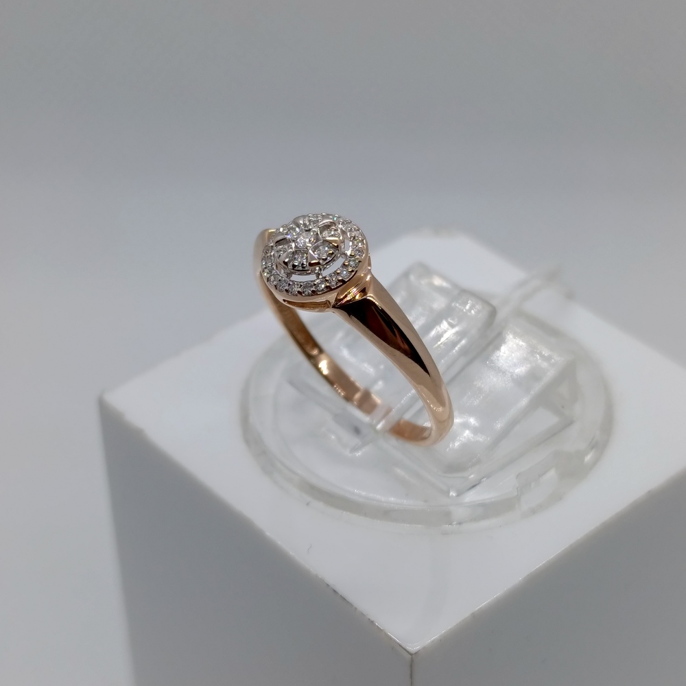 КОЛЬЦО БРИЛЛИАНТ Au 585