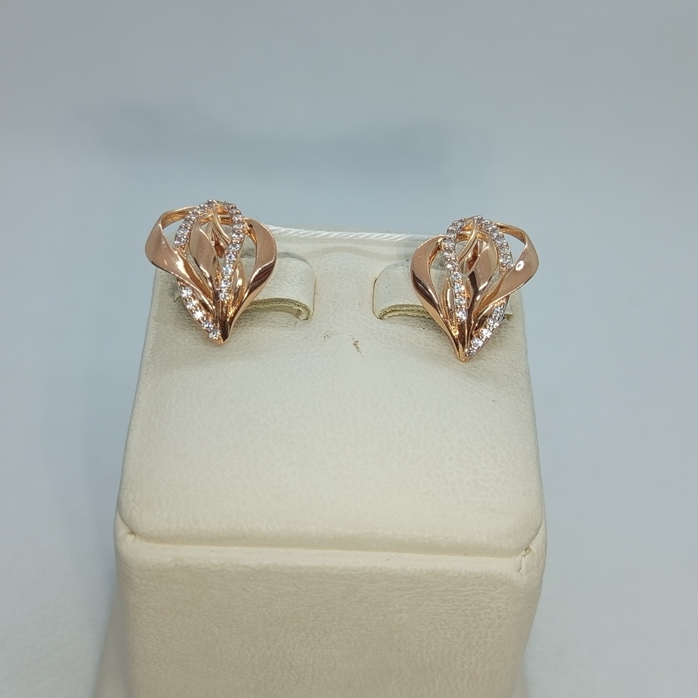 СКМИ585 СЕРЬГИ С КАМНЯМИ (Au 585)