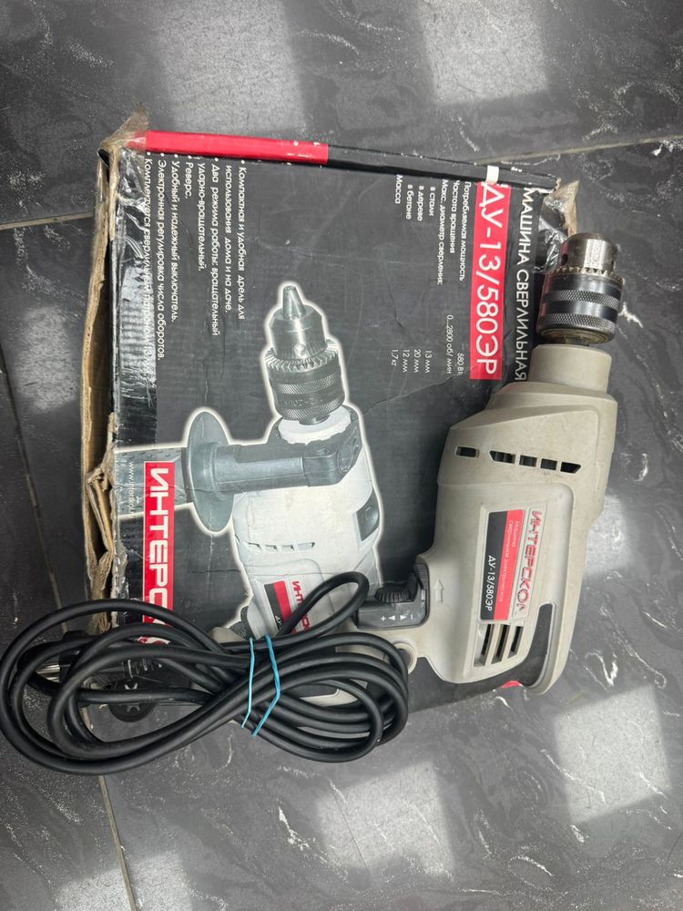 Дрель-ударная Интерскол ДУ-13/580ЭР