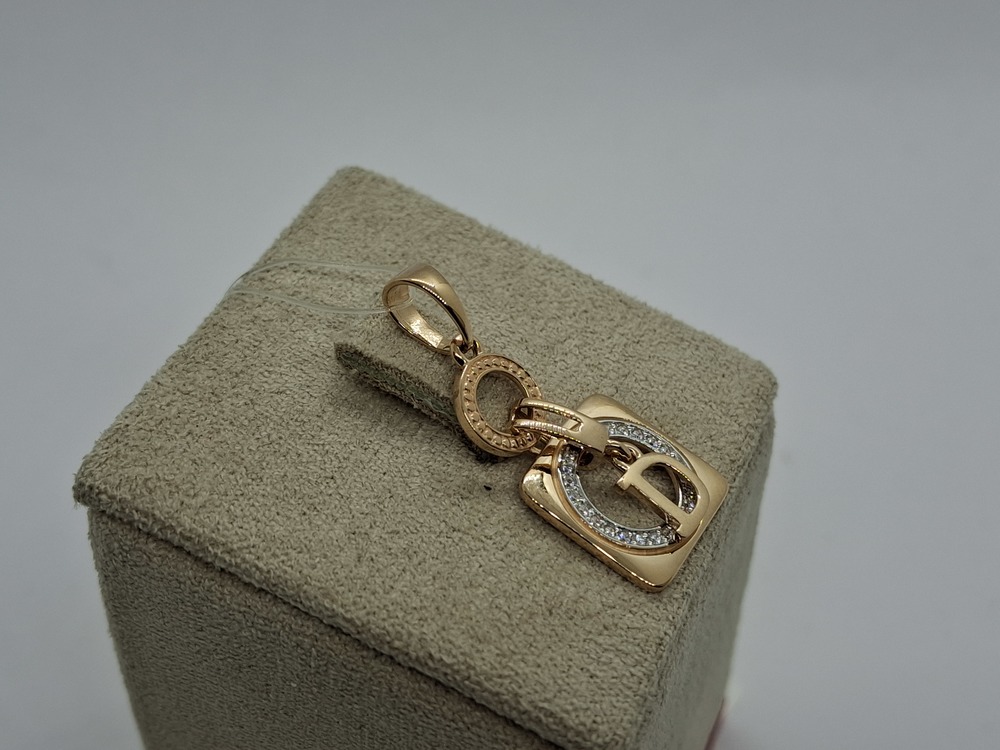 ПОДВЕСКА С КАМНЯМИ (Au 585)