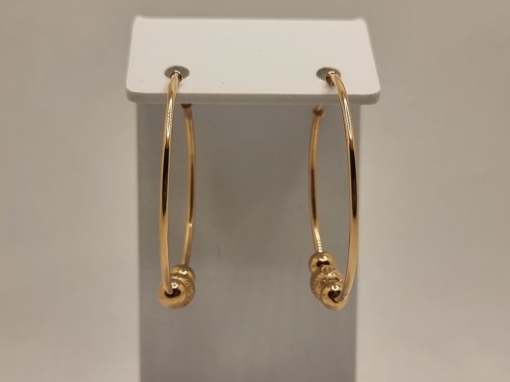 СЕРЬГИ КОНГО без камня (Au 585)