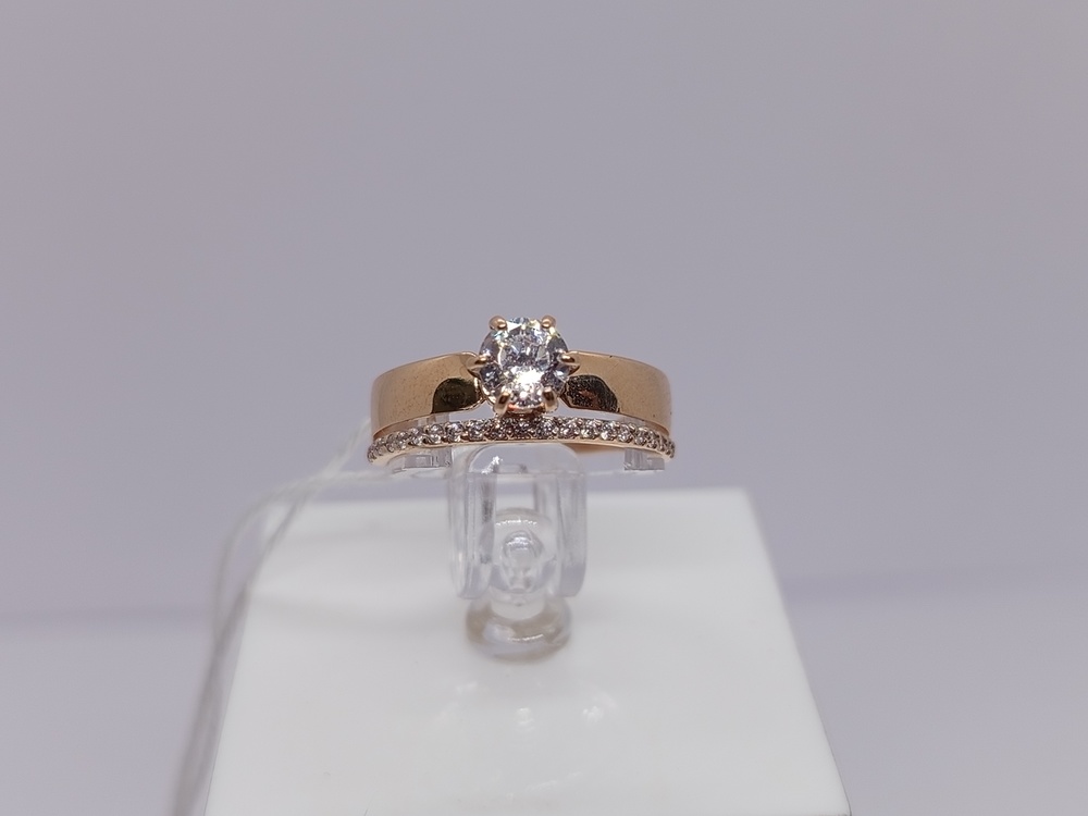 КОЛКМИ585 КОЛЬЦО С КАМНЯМИ (Au 585)