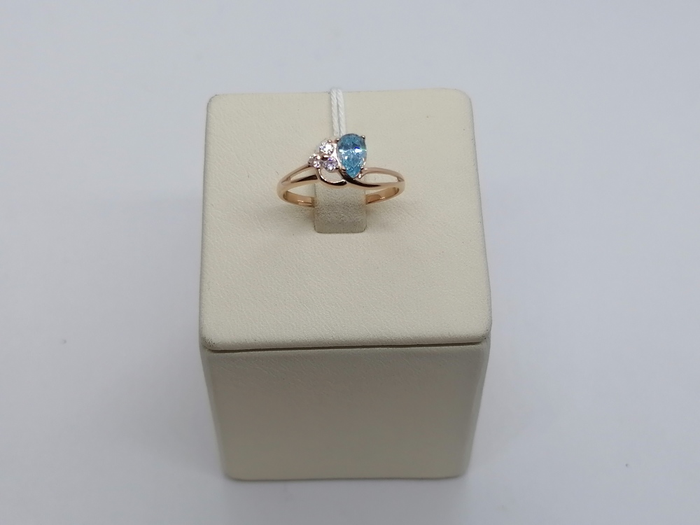 КОЛКМИ585 КОЛЬЦО С КАМНЯМИ (Au 585)