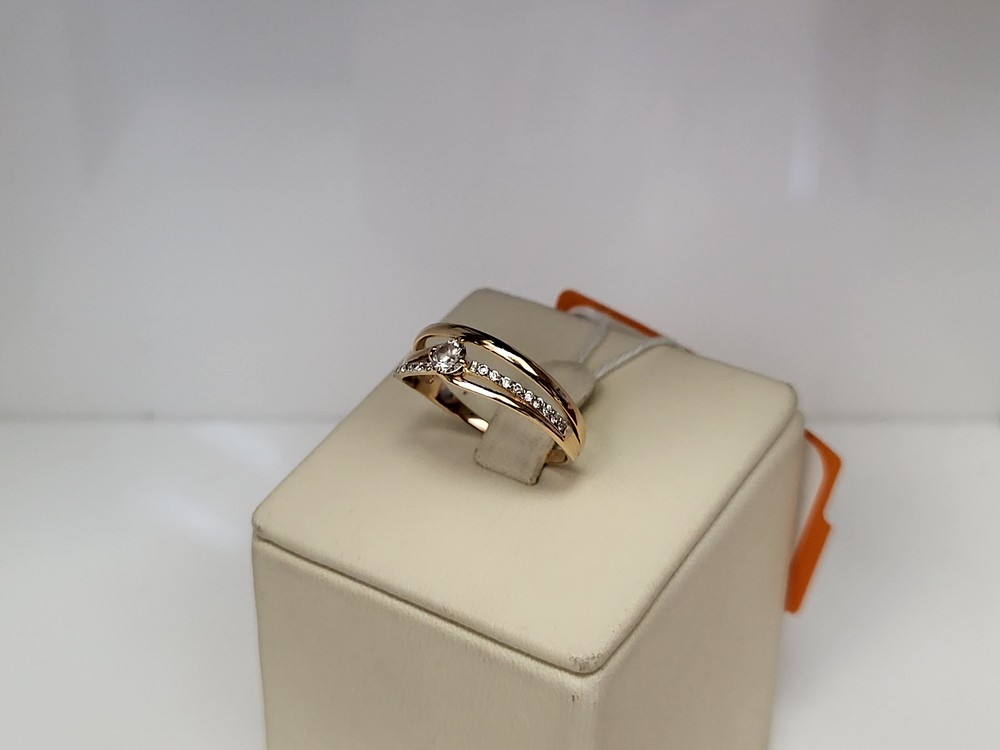 КОЛКМИ585 КОЛЬЦО С КАМНЯМИ (Au 585)
