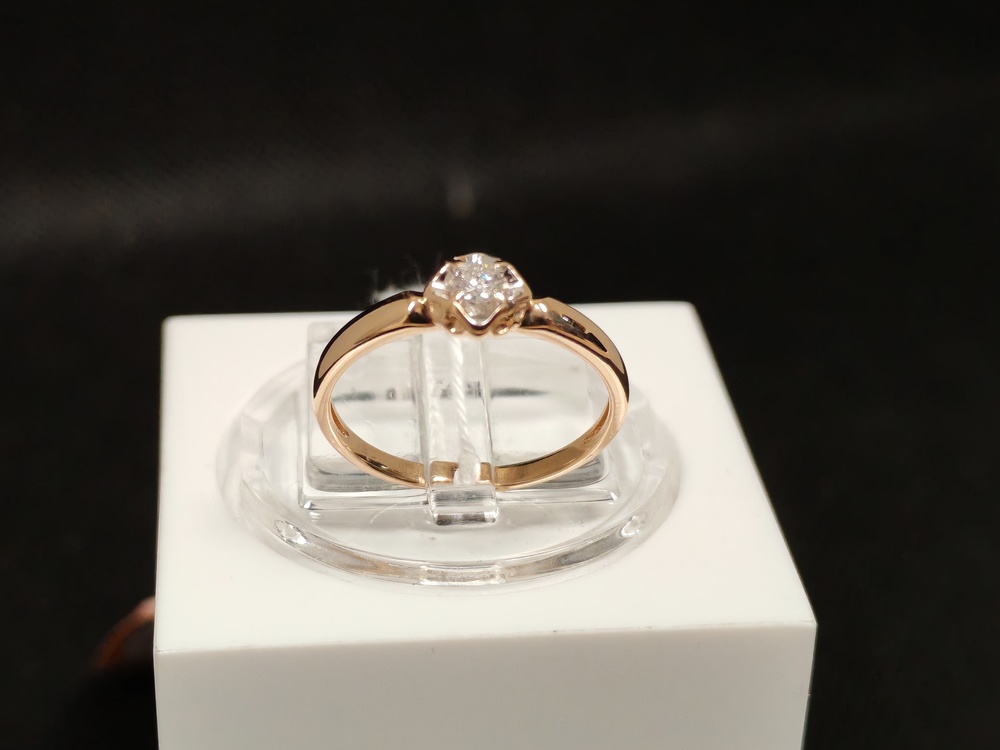 КОЛЬЦО БРИЛЛИАНТ Au 585