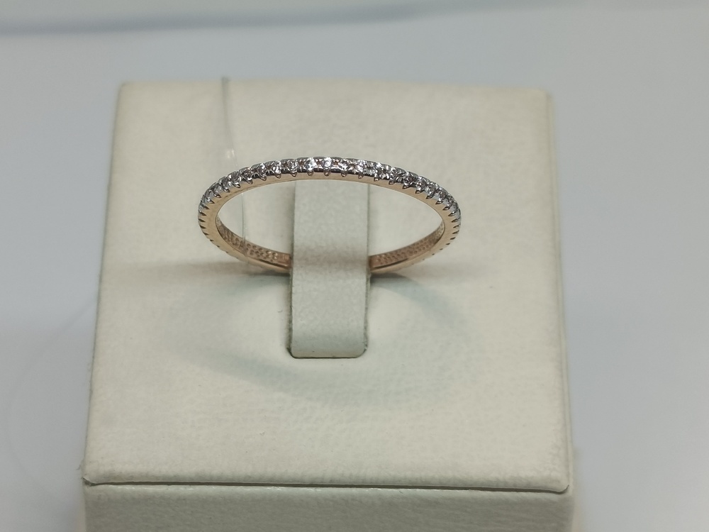 01-115196 КОЛЬЦО С КАМНЯМИ (Au 585)