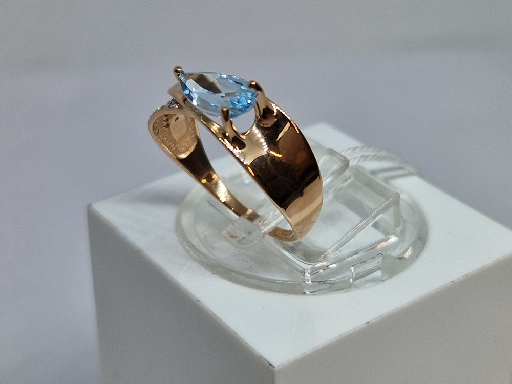 КОЛКМИ585 КОЛЬЦО С КАМНЯМИ (Au 585)