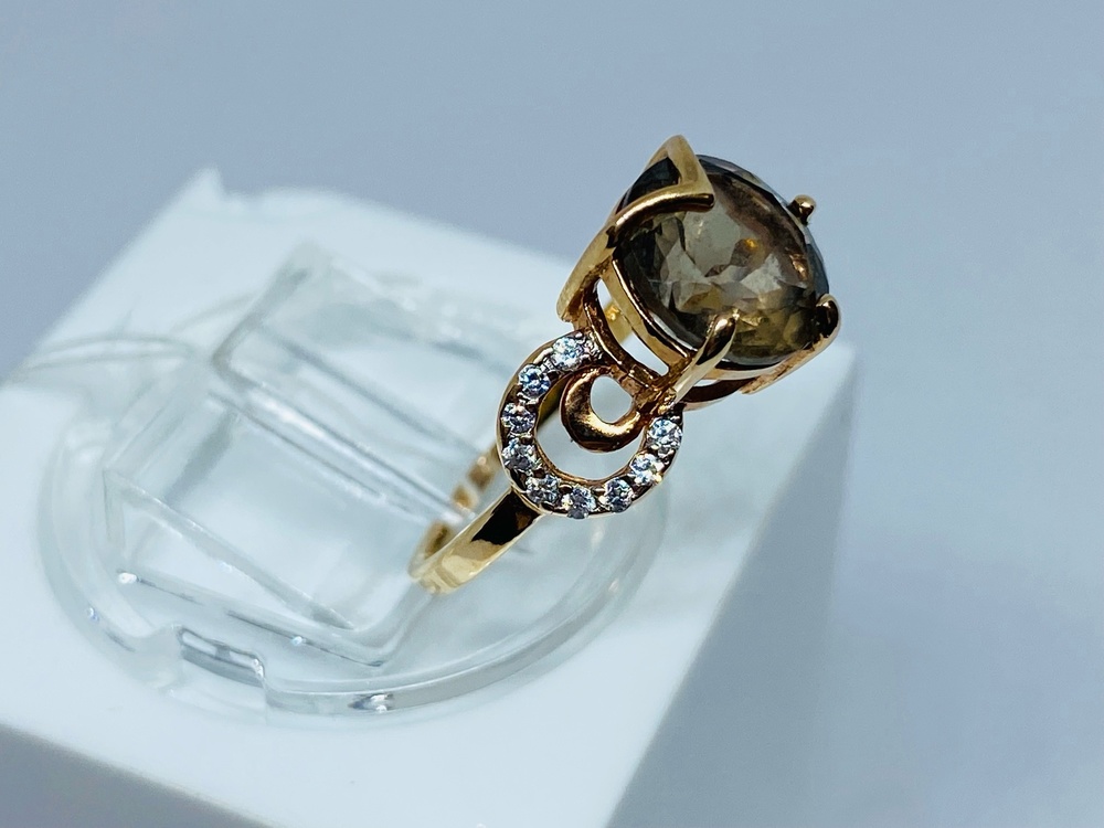 КОЛКМИ585 КОЛЬЦО С КАМНЯМИ (Au 585)