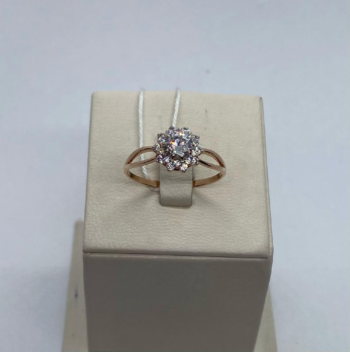 КОЛКМИ585 КОЛЬЦО С КАМНЯМИ (Au 585)