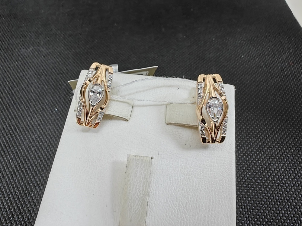 СЕРЬГИ С КАМНЯМИ (Au 585)