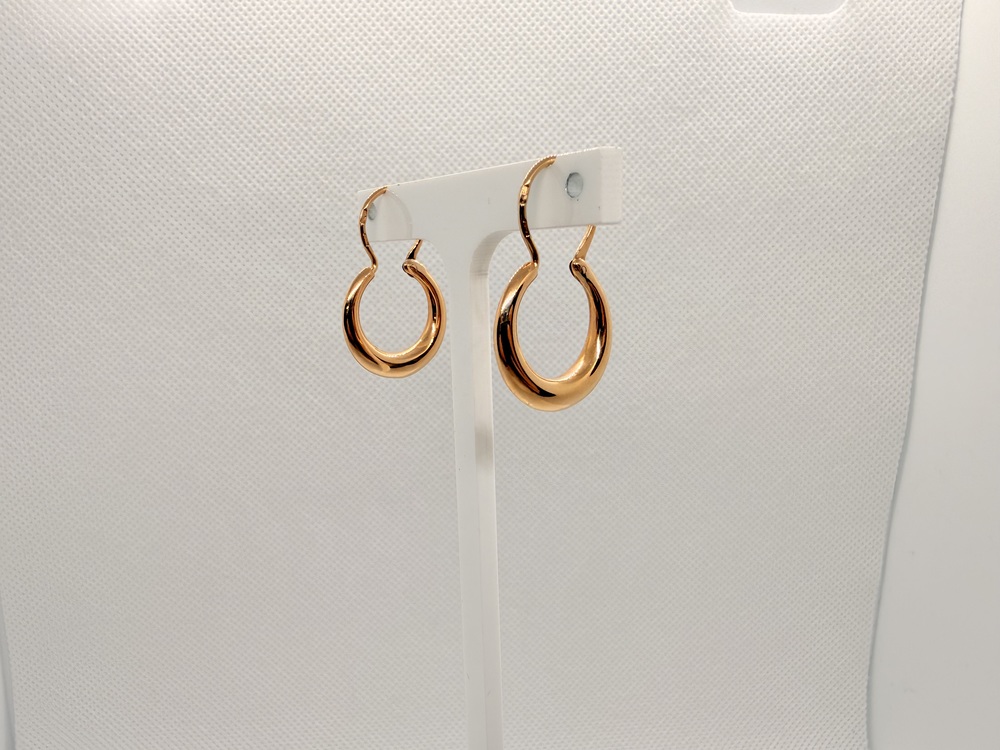 СЕРЬГИ БЕЗ КАМНЯ (Au 585)