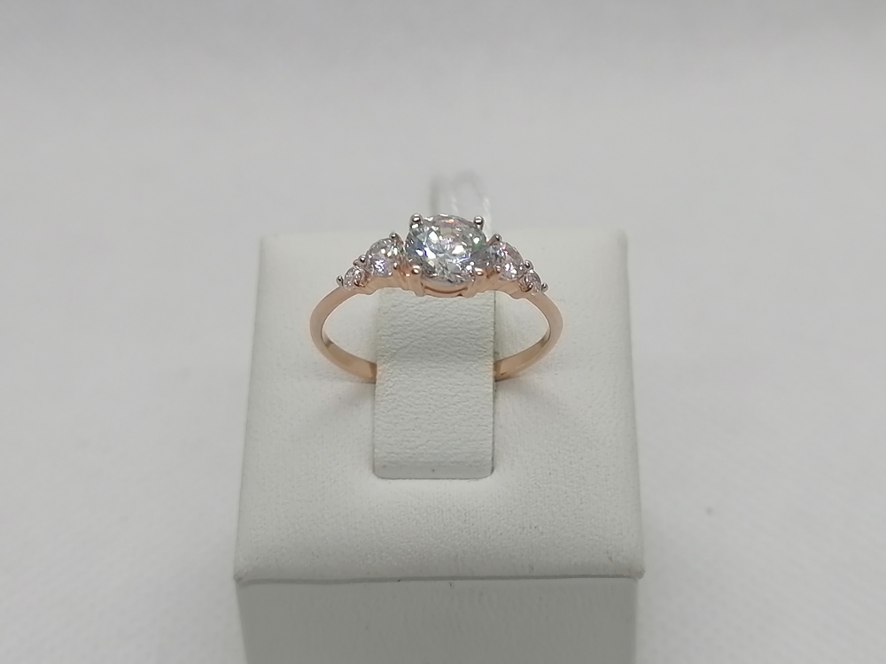 КОЛКМИ585 КОЛЬЦО С КАМНЯМИ (Au 585)